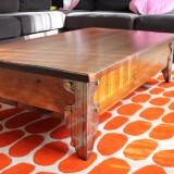Recycled materials table